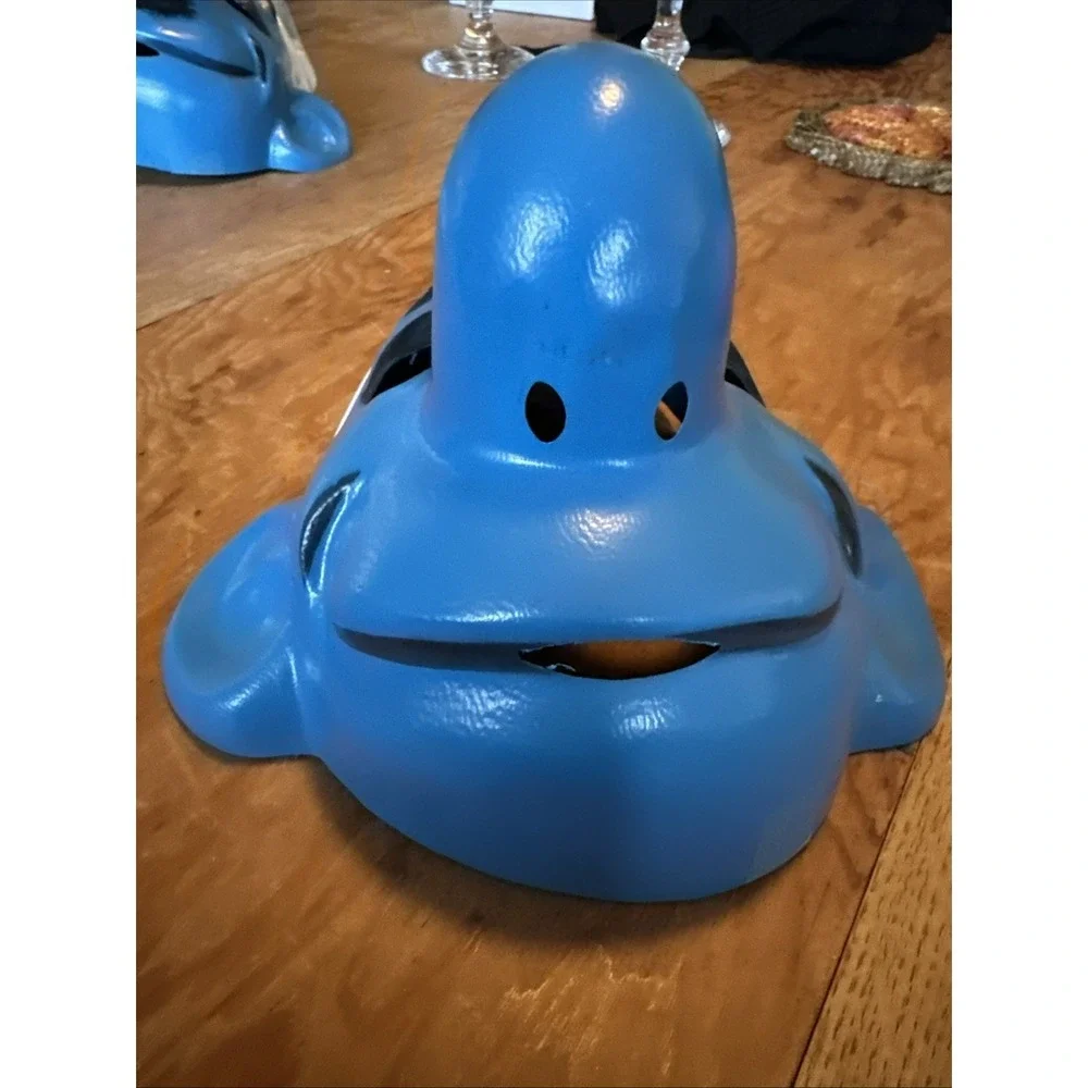 Lot Of 2 Vintage 1970's French Cesar Smurf Masks 